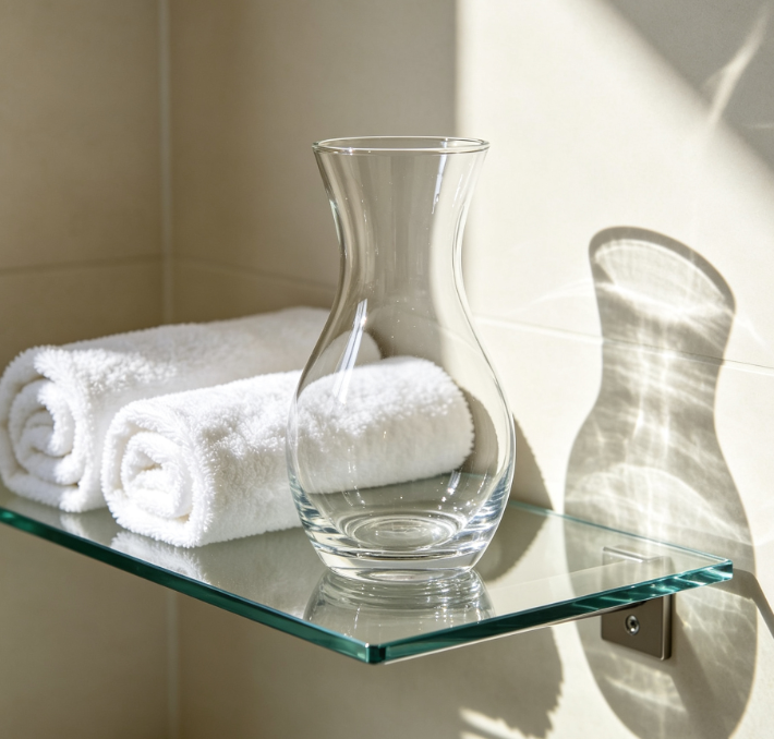 Modern Luxury Transparent Glass Vase